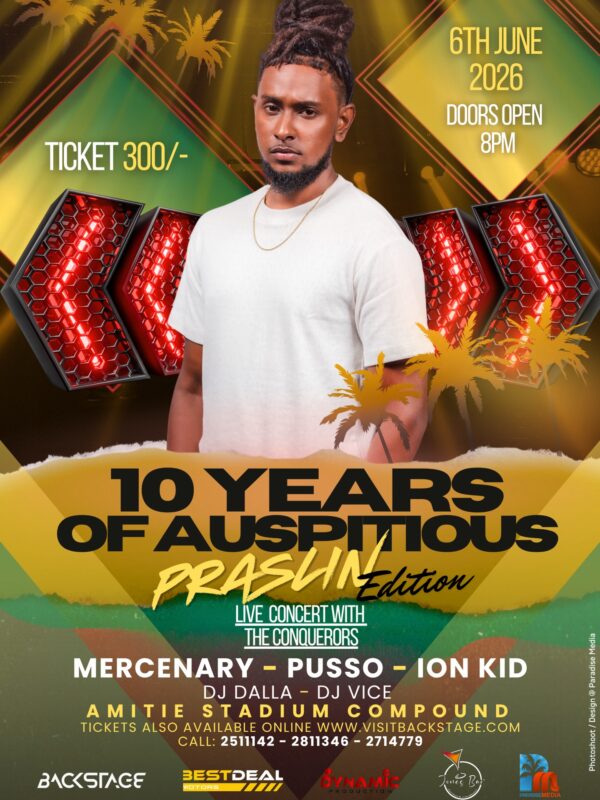 10 Years of Auspitious Praslin Edition